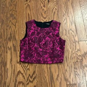 Badgley Mischka embroidered blouse